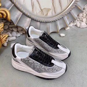 Кроссовки женские Jimmy Choo RAINE Silver