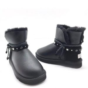 Угги женские UGG LACE MINI Leather