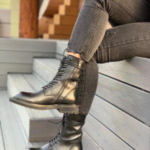 Ботинки женские ANN DEMEULEMEESTER LACE UP