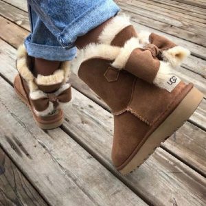 Угги женские UGG DOUBLE BOW MINI