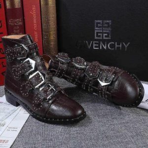 Ботинки женские Givenchy MULTI-STRAP IN PYTHON-EFFECT