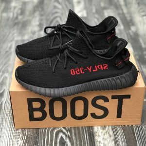 Кроссовки мужские Adidas Yeezy Boost SPLY 350 Black Red