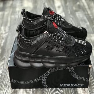 Кроссовки женские Versace Chain Reaction Black