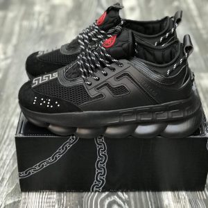 Кроссовки мужские Versace Chain Reaction Black