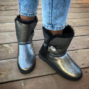 Угги женские UGG BAILEY BUTTON BLING Shiny