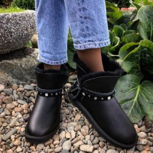 Угги женские UGG LACE MINI Leather