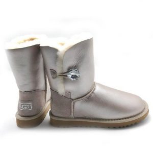 Угги женские UGG BAILEY BUTTON BLING Leather