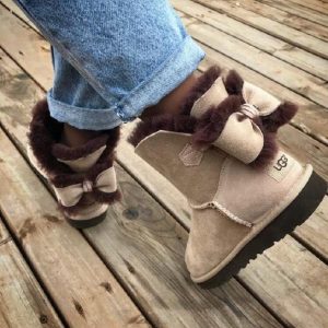 Угги женские UGG DOUBLE BOW MINI