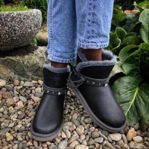 Угги женские UGG LACE MINI Leather