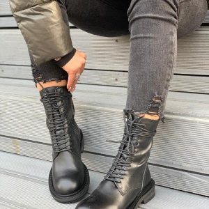 Ботинки женские ANN DEMEULEMEESTER LACE UP