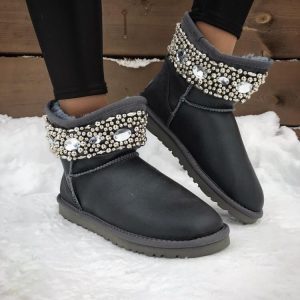 Угги женские UGG Jimmy Choo Leather