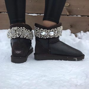 Угги женские UGG Jimmy Choo Leather