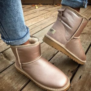 Угги женские UGG CLASSIC MINI Leather