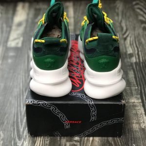 Кроссовки женские Versace Chain Reaction Green