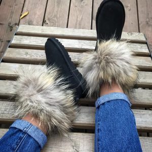 Угги женские UGG Fox Fur Mini