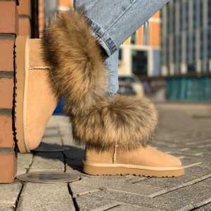 Угги женские UGG Fox Fur Mini