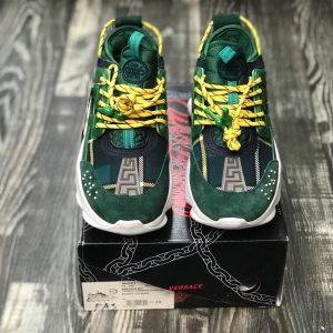 Кроссовки женские Versace Chain Reaction Green