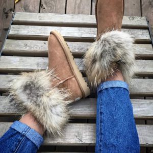 Угги женские UGG Fox Fur Mini