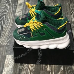 Кроссовки женские Versace Chain Reaction Green