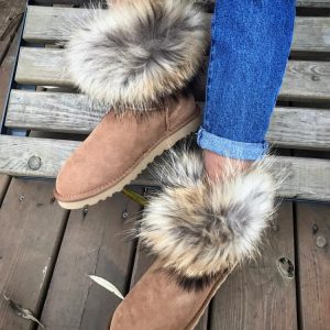 Угги женские UGG Fox Fur Mini