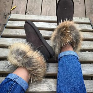 Угги женские UGG Fox Fur Mini