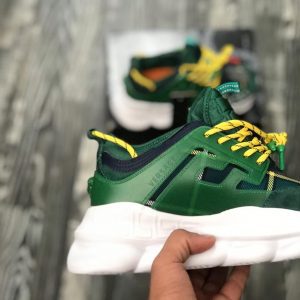 Кроссовки женские Versace Chain Reaction Green