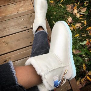 Угги женские UGG SELENE BAILEY BOW MINI Shine