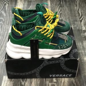 Кроссовки женские Versace Chain Reaction Green