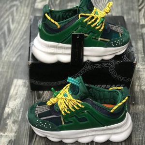 Кроссовки женские Versace Chain Reaction Green