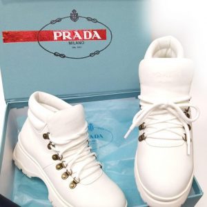 Ботинки женские Prada White