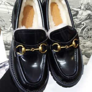 Лоферы женские Gucci Black