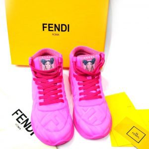 Кроссовки женские Fendi Prints On Pink