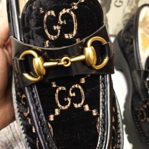 Лоферы женские Gucci Horsebit Black