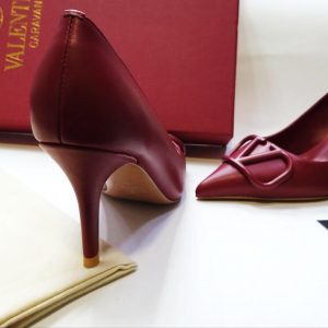 Туфли женские Valentino VLOGO Bordo