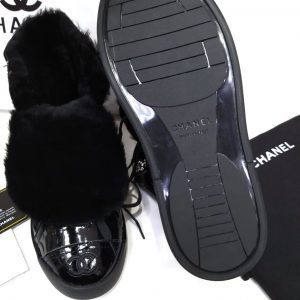 Ботинки женские Chanel Winter Black