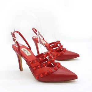 Босоножки женские Valentino ROCKSTUD Red