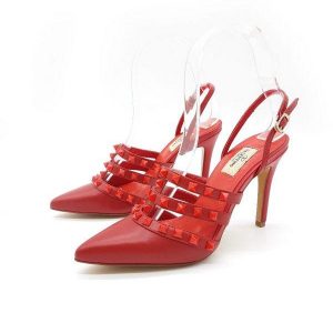 Босоножки женские Valentino ROCKSTUD Red