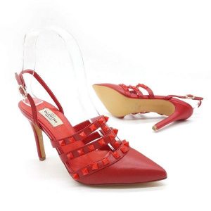 Босоножки женские Valentino ROCKSTUD Red