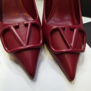 Туфли женские Valentino VLOGO Bordo