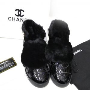 Ботинки женские Chanel Winter Black