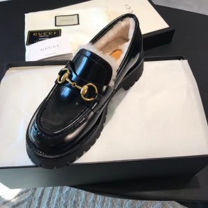 Лоферы женские Gucci Black