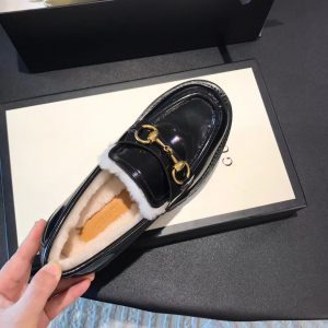 Лоферы женские Gucci Black