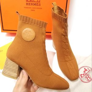 Ботинки женские Volver 60 HERMES Camel