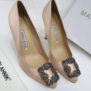 Туфли женские Hahgisi Beige Manolo Blahnik