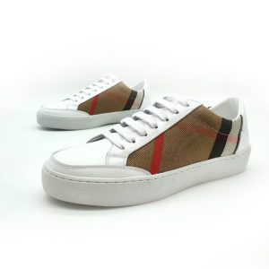 Кеды женские Burberry House Check White Beige