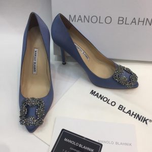 Туфли женские Hahgisi Blue MANOLO BLAHNIK