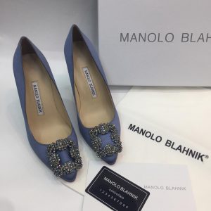 Туфли женские Hahgisi Blue MANOLO BLAHNIK