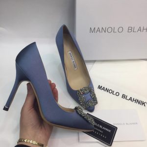 Туфли женские Hahgisi Blue MANOLO BLAHNIK