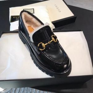 Лоферы женские Gucci Black