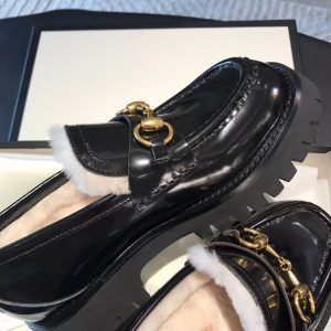 Лоферы женские Gucci Black